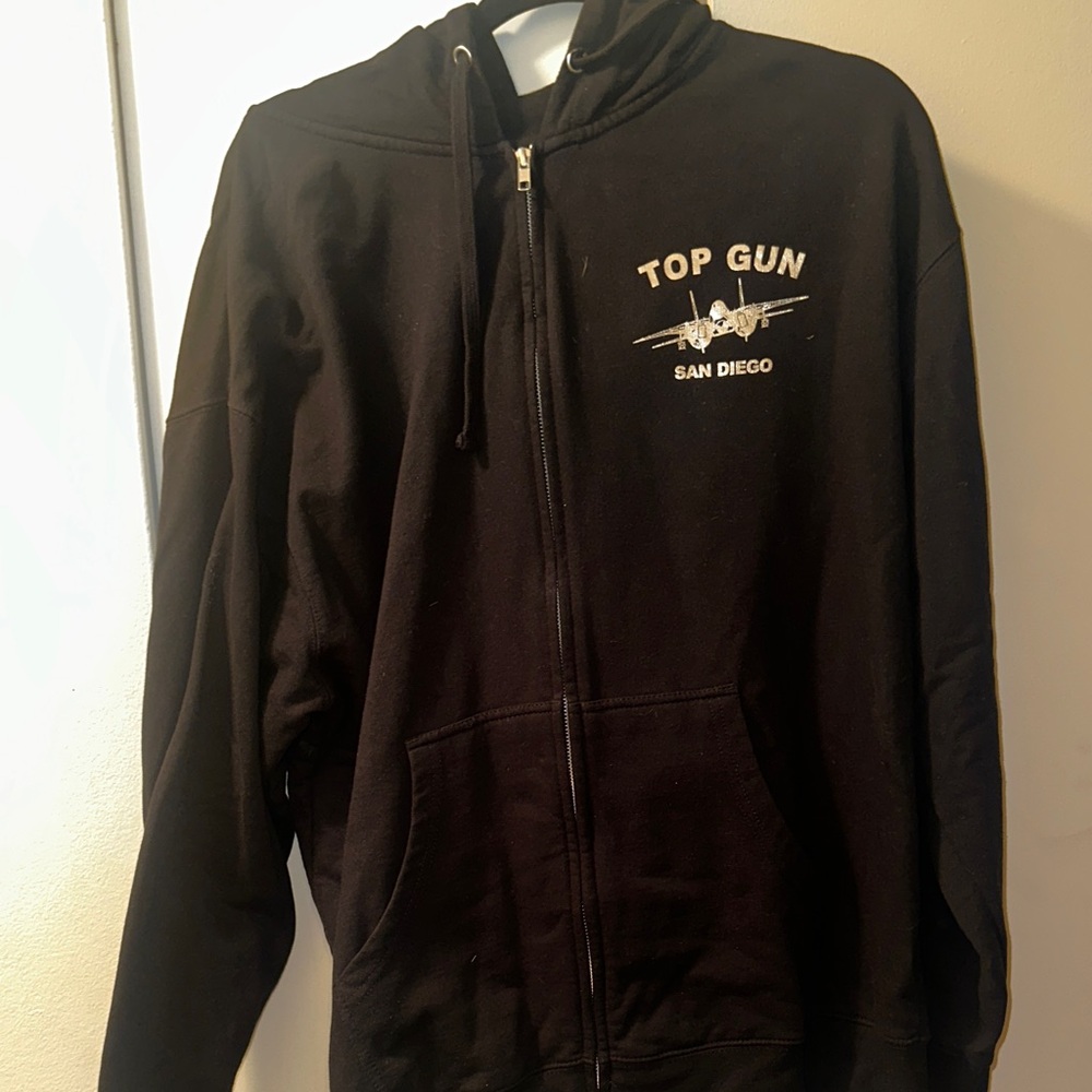 Like New! XL Top Gun Zip Hoodie